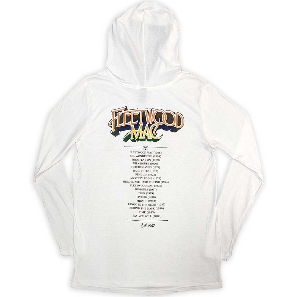 Fleetwood Mac - Albums Bus Lightweight Hoodie - M - White